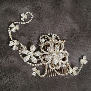 Bridal Diamond Hair Comb